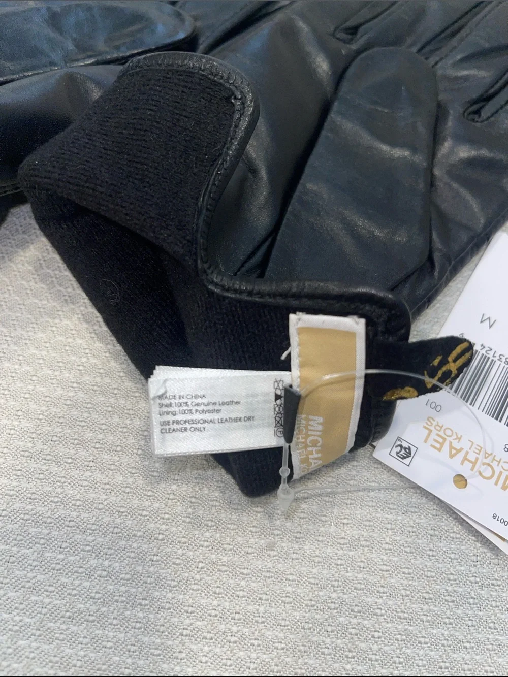 Michael Kors black leather